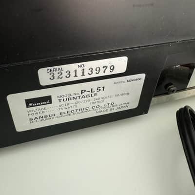 Sansui P-L51 Full Automatic Direct Drive Computerized Linear Tracking Turntable image 15
