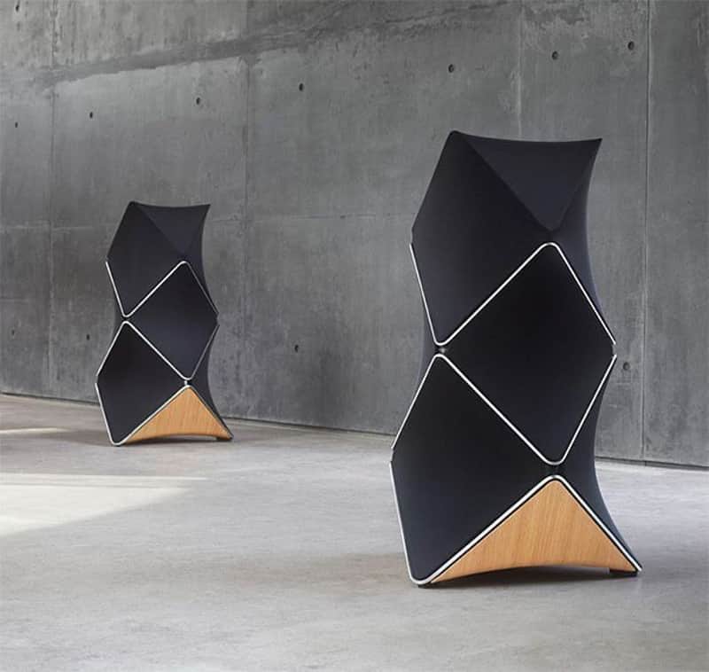 Bang & Olufsen  BeoLab 90 Loudspeakers - Black/Oak/Silver image 1