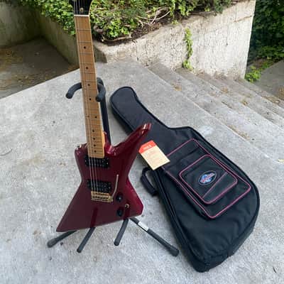 Aria II Delux Custom Explorer 1980s - Burgundy image 24