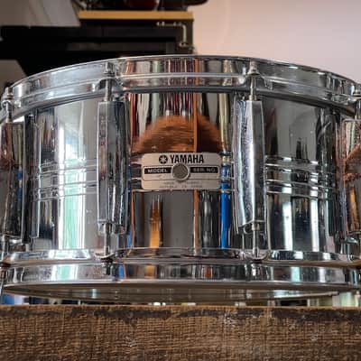 80's Yamaha SD-765MD Steel Snare Drum 6.5x14 | Reverb