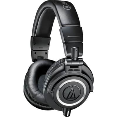 Audio-Technica ATH-M50X Professional Studio Monitor Headphones, Black, Professional Grade, Critically Acclaimed, with Detachable Cable image 5