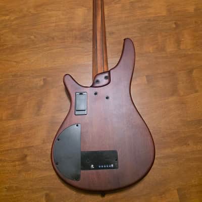 Ibanez SRH505F-NNF Bass Workshop Fretless Soundgear 2017 - Present - Natural Browned Burst Flat image 4