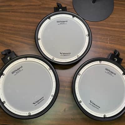 Roland PDX-8 Dual Trigger Mesh Head V-Drum Pad 3 Pack - E5P5430 - Roland OEM image 1