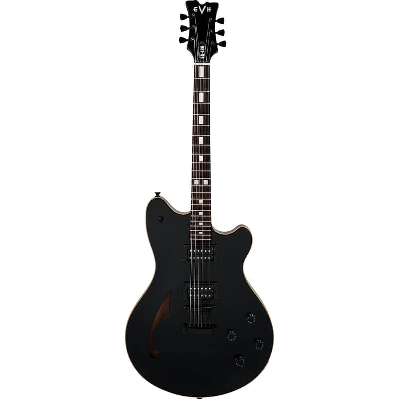 EVH SA 126 Standard Electric Guitar, Piano Black image 1
