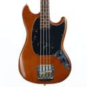 1975 Fender Mustang Bass WALNUT w/ Rosewood Board - Vintage 1970's Mocha, Short Scale