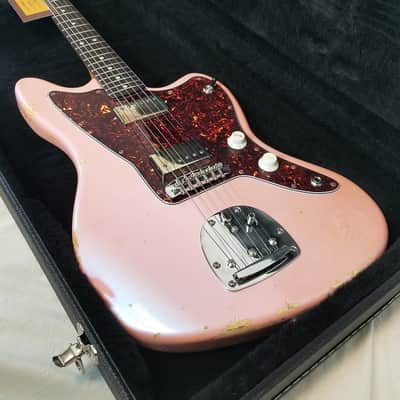 LsL Instruments Placerita JM Style Offset w/Tremolo, Ash Body, Rosewood FB, Ice Pink, 6lbs 13.8ozs, HSC image 2