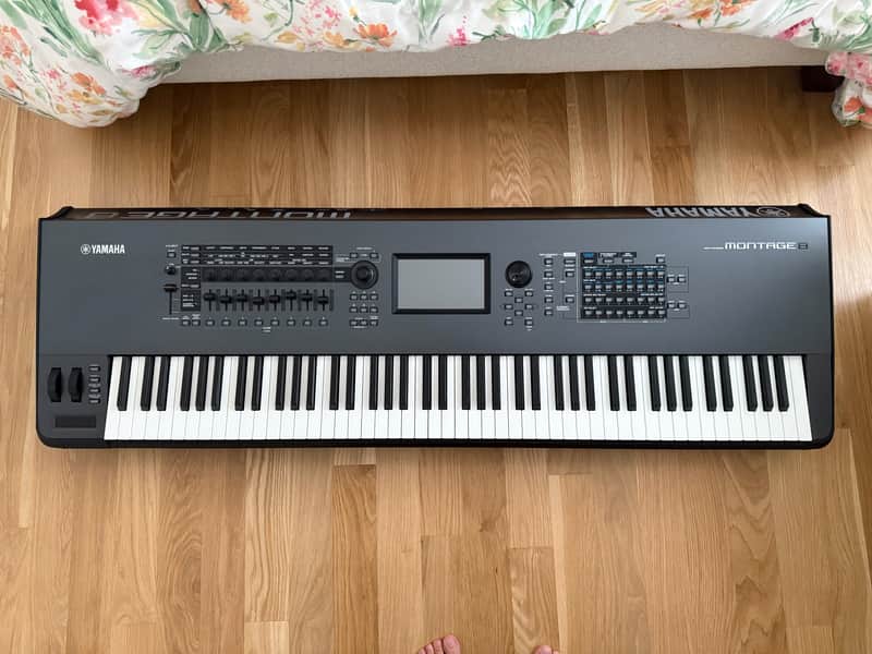 Yamaha Montage 8 Flagship Synthesizer - Black image 1