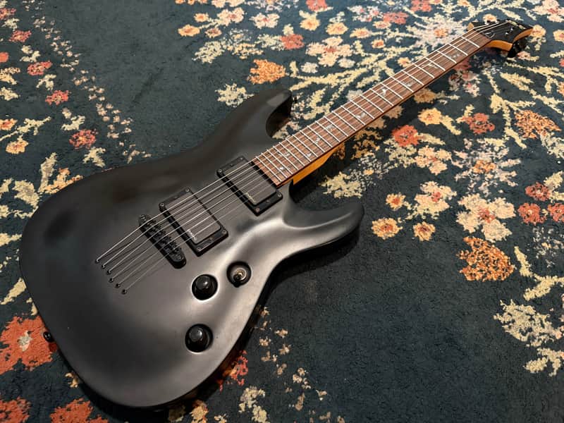 Schecter Damien-6 - Satin Black image 1