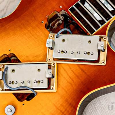 1991 Burny RLG '59 Model Standard Flame Top w/ 50s-Style Neck & VH-1 PAFS, Japan Fernandes image 16