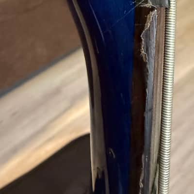 MIJ Fender Prophecy II Bass PJ  1993 - 1994 - Sapphire Blue Transparent with GIg Bag image 21