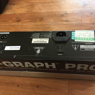 Behringer Ultragraph Pro GEQ3102 31-Band Stereo Graphic EQ image 3