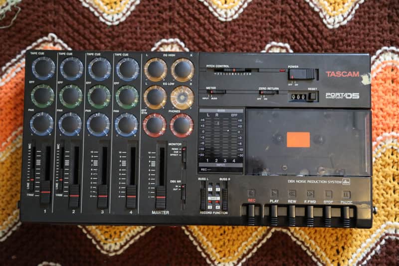 TASCAM Porta 05 Multitrack Cassette Recorder 1990s - Black image 1