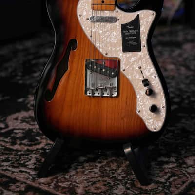 Fender Vintera II '60s Telecaster Thinline, 3-Tone Sunburst with Gig Bag image 2