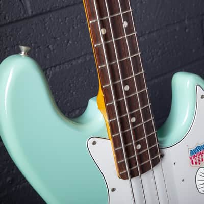 Fender Japan JB62-US Jazz Bass Sonic Blue – US Pickups Flame Maple Neck CIJ image 11