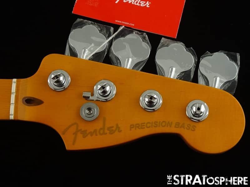 Fender American Ultra II Precision P BASS NECK &TUNERS, Modern image 1