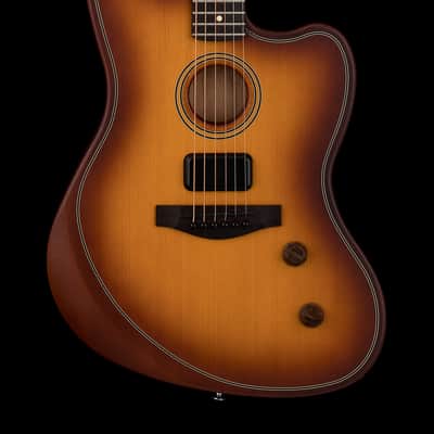 Fender Acoustasonic Standard Jazzmaster - Honey Burst #05470 image 1