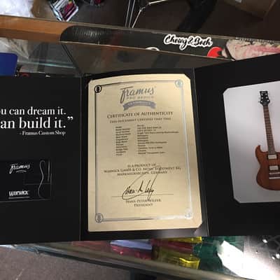 Framus German Pro Series Phil XG PX8-PX3 Natural Satin w/ Starline Gig Bag NOS image 13