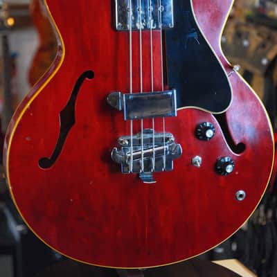 Gibson 1967 EB-2 Bass, Cherry (Pre-Owned) image 4