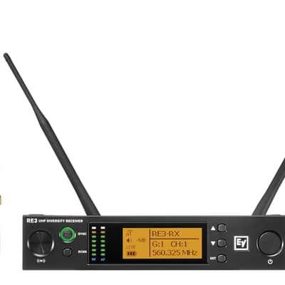 Electro-Voice RE3-BPOL Wireless Bodypack System with Omnidirectional Lavalier Mic - 6M : 653-663MHz image 1