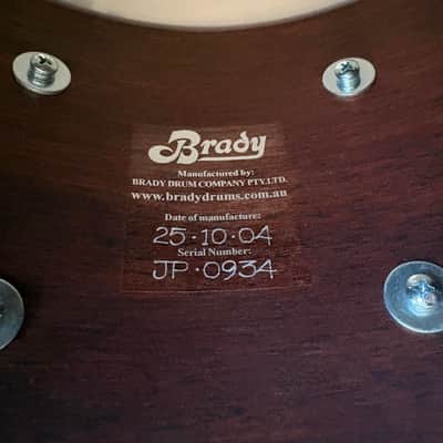 Brady 12"x 7" Jarrah Ply Snare in Blackheart Veneer image 11