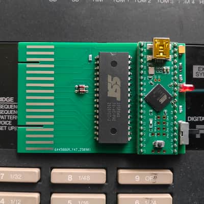 PCB for RX5USB cartridge DIY project Yamaha RX5 PTX8 image 3