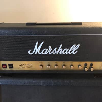 Marshall Modded Hopkins Jose High Gain JCM 800 1987 Black/Gold image 1