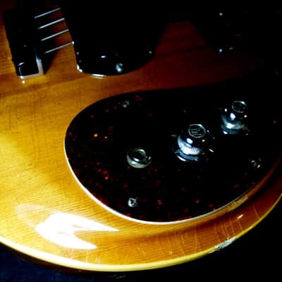 Mosrite MARK X, Model 502 JOE MAPHIS BASS 1967 Natural. Walnut Body. Spruce Top. Maple Neck. image 6