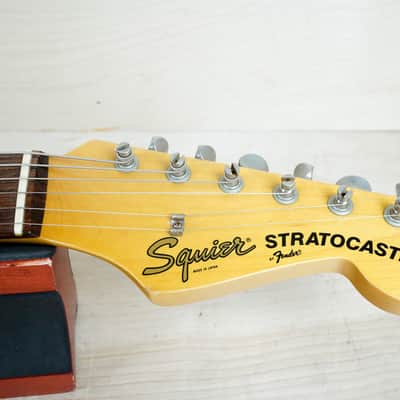Squier SST JV Stratocaster MIJ 1983 Fiesta Red Vintage Fender Japan Fujigen w/ Bag image 3