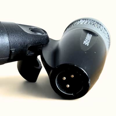 Shure PG56-LC Cardioid Swivel-Mount Dynamic Snare/Tom Microphone with A50D Mount 2010s - Black image 7