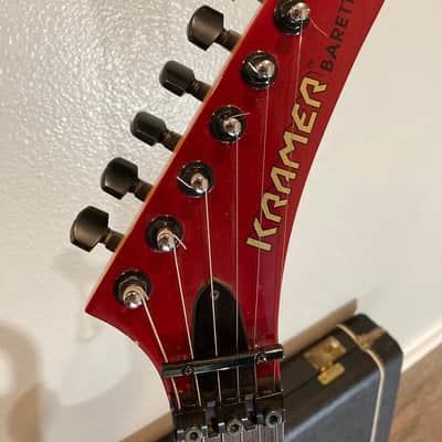 Kramer Baretta Vintage 1984 Custom Candy Apple Red Matching Headstock USA image 2