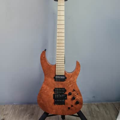 2016 Schecter USA Custom Shop Masterworks Banshee FR-S Sustainiac Redwood Burl Natural Gloss #M15-1204 image 1