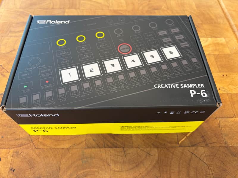 Roland P-6 AIRA Creative Sampler 2024 - Present - Black - EXCELLENT