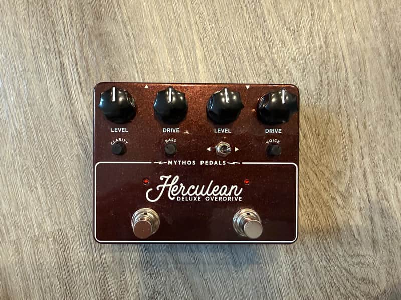 Mythos Pedals Herculean Deluxe Overdrive 2024 - Oxblood image 1