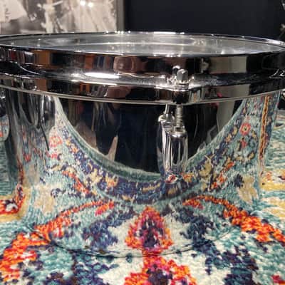 Gretsch 1970s Timbales, Latin Model 12"x6" and 13"x6", No Stand, Slingerland Mounts image 10
