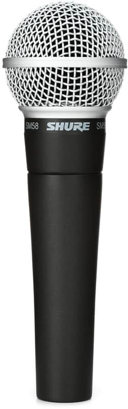 Shure SM58 Cardioid Dynamic Vocal Microphone & XLR Cable image 1