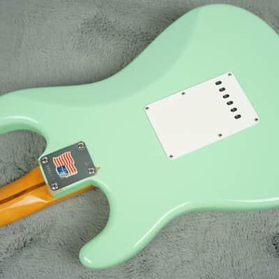 2010 Fender American Vintage ’57 Stratocaster, Surf Green + OHSC image 15