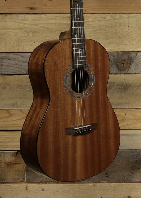 Zager Parlor Acoustic Guitar Natural w/ Case "Excellent Condition" image 1
