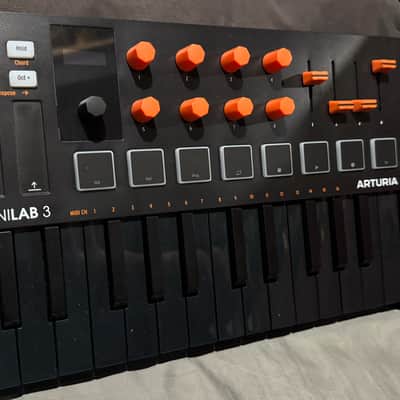 Arturia MiniLab 3 25-Note Compact MIDI Keyboard and Pad Controller image 1