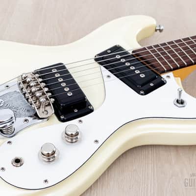 1990s Mosrite Ventures Excellent Model 3/4 Size Body w/ Full Scale Pearl White, Japan Kurokumo image 6