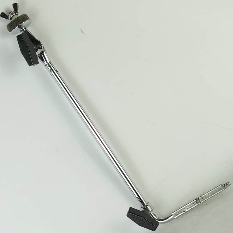 Ludwig Cymbal L-Arm #1372 Mount Stand 3/8"Tube+Tilter Chrome Vintage 70s Plastic image 1