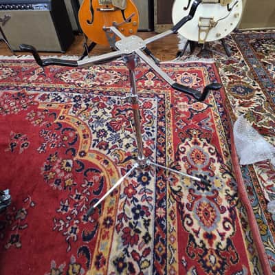 Slingerland Flat Base Red Label Snare Stand 1960s image 4