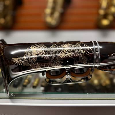 Cannonball Raven A5 Black Big Bell Stone Series Alto Saxophone CUSTOM ENGRAVED! image 18