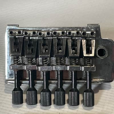 1980's Korean Ibanez RG250 Series Guitar Powerocker DX Power Rocker Black Factory Tremolo Bridge Set image 8