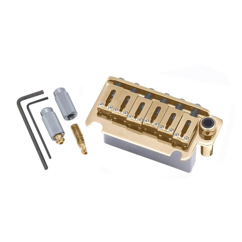 Contemporary Two Pivot Mount Block Saddles 510TS Tremolo System-Gold For Left Handed image 1