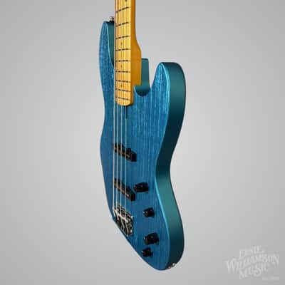 Sire Marcus Miller V6-4 String Bass Guitar, Maple Fingerboard, Ocean Turquoise Blue image 4
