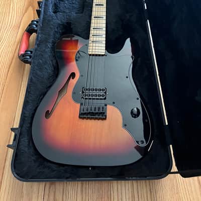 Fender Classic Series '72 Telecaster Thinline Sunburst Custom w/Fender Deluxe Molded Case image 15