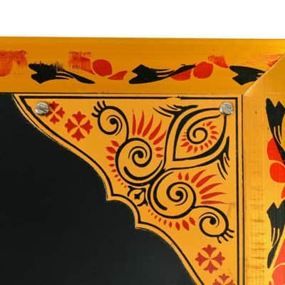 Handmade  9 Scale Changer Finish Portable Harmonium 3 Reeds Black Matt Musical Instrument image 9