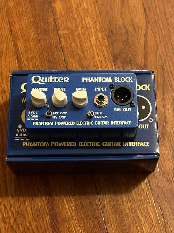 Quilter Phantom Block Electric Guitar Interface 2010s - Blue image 1