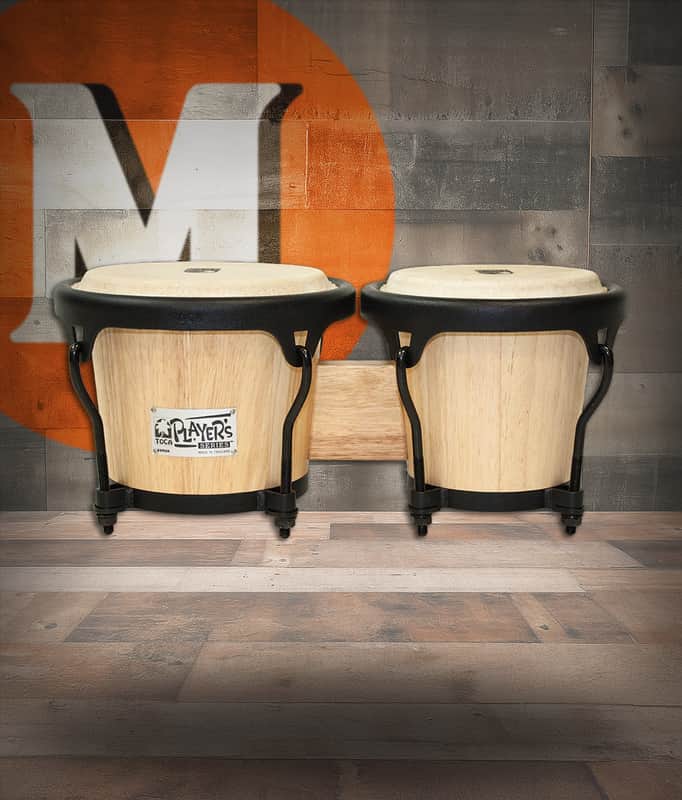 Toca Player's Series Wood Bongos - Small Natural (2400N) image 1