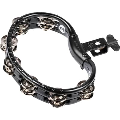 Meinl TMT2BK Mountable Tambourine with Double Row Steel Jingles image 1